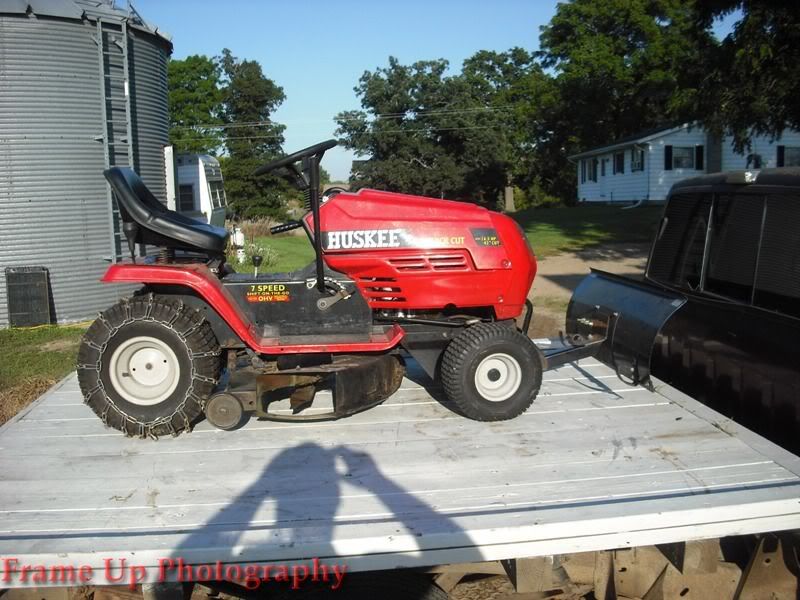 Fst 2002 Huskee 42 Riding Mower W Plow Sold Great Lakes 4x4